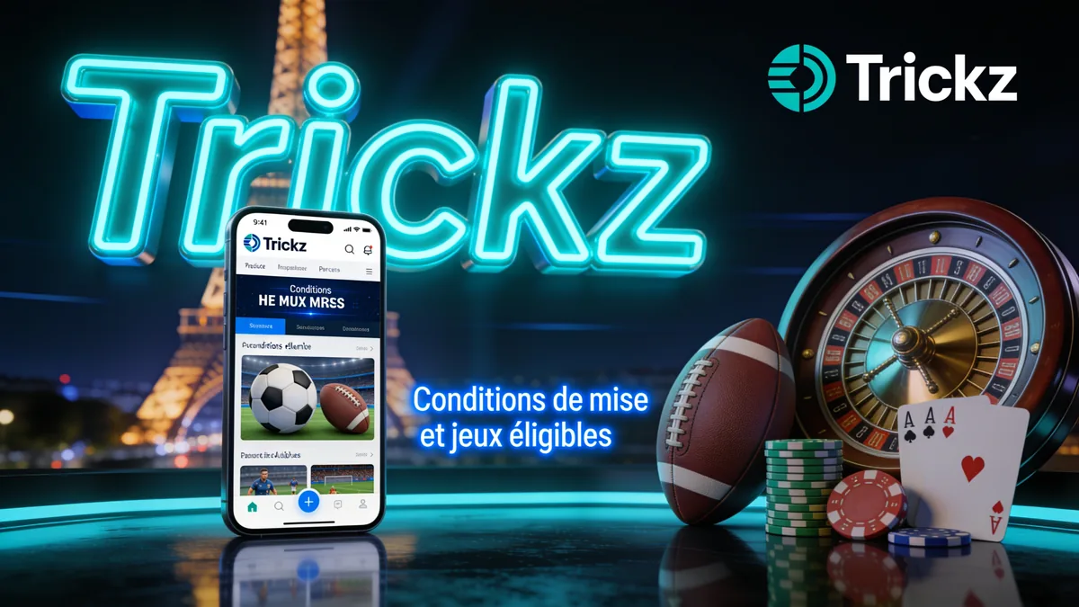 Conditions de mise et jeux éligibles : guide trickz casino pour les joueurs en France